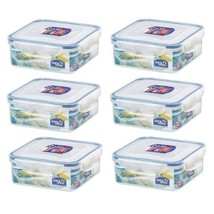 Lock &amp; Lock, Water Tight, Food Container, 3.6-cup, 29-oz, Pack of 6, Hpl823 - £30.05 GBP