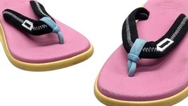 Havaianas Tradi Zori Men Multicolor Flip Flop US Size 8 Women Sz 10 Pink Yellow image 3