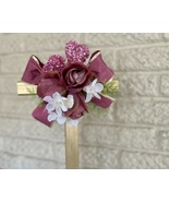 Valentine cemetery cross, valentine grave flowers, holiday cemetery stake, memor - $25.00