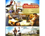 The Hangover / The Hangover II / Due Date (3-Disc Blu-ray Set) Like New ... - $13.99