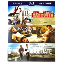 The Hangover / The Hangover II / Due Date (3-Disc Blu-ray Set) Like New w/ Slip! - £10.99 GBP