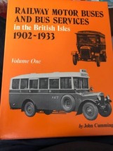 Chemin de Fer Moteur Bus Et Bus Services En The British Isles, 1902-1933 Reliure - $18.90