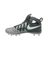 Nike Huarache V Lax White/Grey Lacrosse Football Cleats Size 11.5 - £38.92 GBP