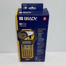 Brady M210 Portable Handheld Label Maker Printer, Yellow/Black BRAND NEW - $99.98