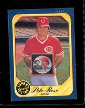 Vintage 1986 Fleer Super Special Star Baseball Trading Card #628 Pete Rose Reds - £7.78 GBP