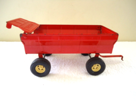 Vintage Large Metal Ertl Red Grain Wagon &quot; Great Collectible Displayable Item &quot; - £20.69 GBP