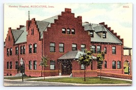 Postcard Hershey Hospital Muscatine Iowa IA - £2.89 GBP