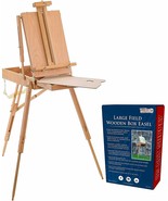 U.S. Art Supply Coronado Large Wooden French Style Easel for Field and S... - £76.33 GBP