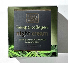 Dead Sea Collection Hemp &amp; Collagen Night Cream With Dead Sea Minerals... - £19.17 GBP