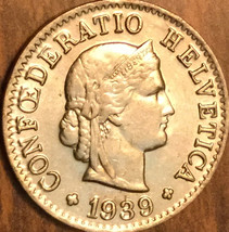 1939 Switzerland 5 Rappen Coin - £1.63 GBP