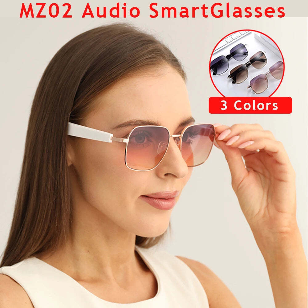 MZ02 Smart Glasses Bluetooth Audio Touch Controls  Calls - $65.99