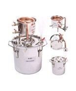 Home Distiller 3 Gallon 12 L Stainless Moonshine Stills Build-in Thermom... - $176.56 CAD
