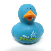 Hawaiian Just Beachy Rubber Duck 2&quot; Hawaiian Blue Squirter Spa Bath Toy C - £6.72 GBP