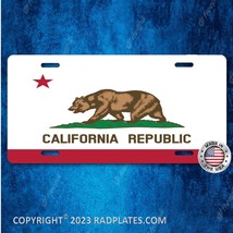 CALIFORNIA State Flag Custom Aluminum License Plate Tag Novelty Auto Car... - $19.67