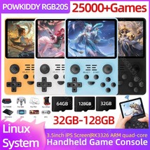 Powkiddy RGB20S Handheld Game Console 3.5inch Ips Screen - £7.81 GBP+