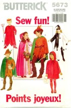 Butterick 5673 KIDS 4-14 SEW FUN Robin Red Riding Hood Costume Pattern UNCUT  - £15.53 GBP