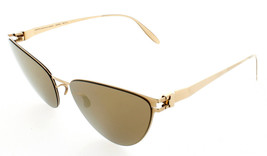 Mykita EARTHA-F9-GOLD-GOLD-FLASH Sunglasses Sun Glasses F9_MMM_GD/F Gold Authent - $138.83