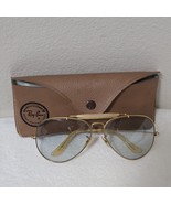 VTG 60s Ray Ban B&amp;L Aviator Frame Only Goldtone Outdoorsman Sunglasses 6... - $307.82 CAD