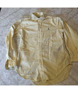 Ralph Lauren Classic Fit Dress Shirt Men&#39;s 14.5 32/33 Long Sleeve Yellow... - $365.69 MXN