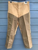 NOS Vintage 70s Duxbak Mens 35x29 Hunting Birding Brush Field Pants Brown USA - £71.10 GBP