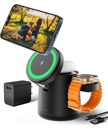 3-in-1 MagSafe Wireless Charging Stand, iPhone 16/15/14/13/12, Watch + A... - $739.61 MXN