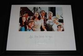 Michael Learned Signed Framed 11x14 Photo Display The Waltons w/ cast - £50.25 GBP