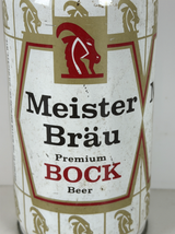 Meister Brau Vintage Bock Beer Can 12oz Steel Embossed Milwaukee - $5.64
