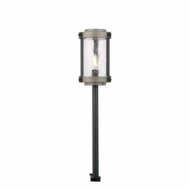 Collier Low Voltage Gray Wood Outdoor Landscape Path Light with Clear Seedy - £37.35 GBP