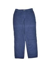Vintage Wrangler Rustler Corduroy Pants Womens 16 Navy Blue Made in USA 30x29 - £22.97 GBP