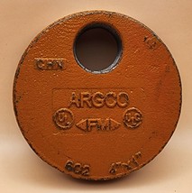 ARGCO - GROOVED END CAP - 4&quot; With 1 in threaded hole - 602 - 0202 - $13.99