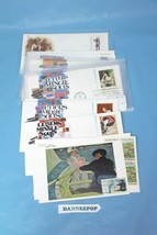 Mystic Co First Day Issue 21 Fine Art, Photography Cover Stamps Envelopes 66-86 - £23.72 GBP