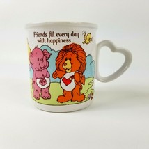 1985 Care Bear Cousins Coffee Mug Heart Handle American Greetings Friends - $14.99