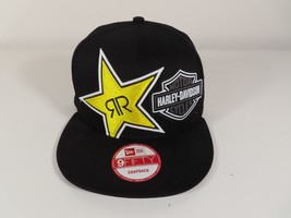 New Era Rockstar Energy / Harley Davidson Snapback Hat 2013 One Size Mot... - $24.70