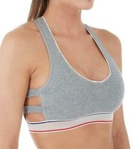 Tommy Hilfiger Womens Strappy Side V-Neck Bralette R70T059 Small/Gray - $23.00