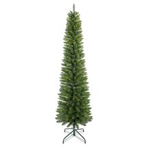 5FT Slim Green Pencil Christmas Tree: Space-Saving Small Spaces - $49.99