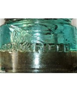 19th/20th Century Brookfield Double Strike Aqua Glass Beehive Insulator ... - £390.91 GBP