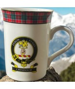 Scotcrest &amp; Key To The Clans Scotland &quot;Chisholm &quot; 12 oz Red Fine Bone Ch... - €18,44 EUR