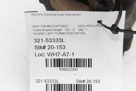 Left Turbo Turbocharger 2.7L **CORE** Fits 01-05 AUDI ALLROAD 22591 image 12