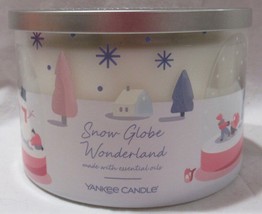 Yankee Candle 3-Wick Jar Burns 30-50 hrs SNOW GLOBE WONDERLAND essential... - £31.73 GBP