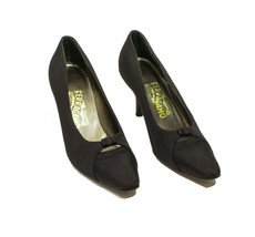 Salvatore Ferragamo Women&#39;s Black Heels US 7.5B - $29.69