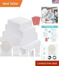Complete 320-Piece Foam Pouch Set with 4 Sizes + Fragile Stickers for Mo... - $45.00