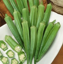 Berynita Store Okra Clemson Spineless Green 75 Vegetable Seed Organic Heirloom N - £8.57 GBP