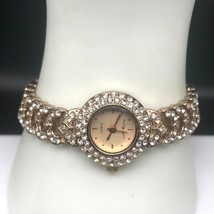 King Girl Ladies Rose Gold Toned Watch Quartz New Battery - $25.16