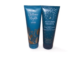 Bath &amp; Body Works Autumn Nights Ultra Shea Body Cream 8 oz each Lot of 2 - £44.75 GBP