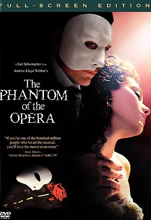 Andrew Lloyd Webbers The Phantom of the Opera (DVD, 2005, Full Frame) NEW - $6.29