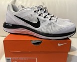 Men’s Nike Dual Fusion Run 3 Shoes Sneakers 653596-100 White Black Size ... - $59.40