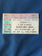 Vintage Used Concert Ticket Aerosmith/4 Non Blondes 1993 *Nice Condition* t1 - £7.83 GBP