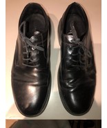 Deer Stag Men&#39;s Leather Lace Up Oxford Shoes Black 10W - $14.84