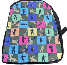 Fortnite Pictures Graphic Novelty Black Backpack With Two Water bottle Pockets - £21.28 GBP