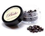 Babe Silicone Beads Dark Chocolate 100 Pieces - $22.52